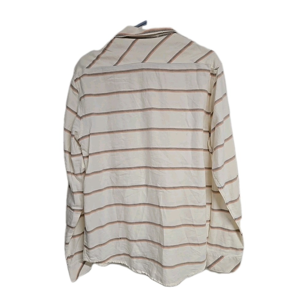 Billabong Core Fit Stretch Button Down Long Sleeve‎ Shirt Striped Cotton Men's M - Picture 3 of 10